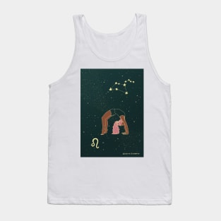 Leo Zodiac Yoga girl Tank Top